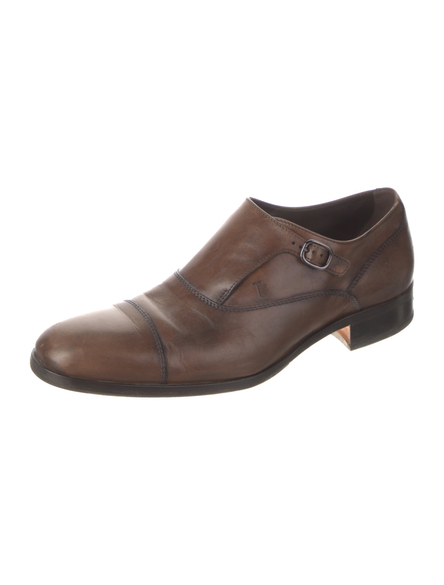 Tod's Leather Monk Straps