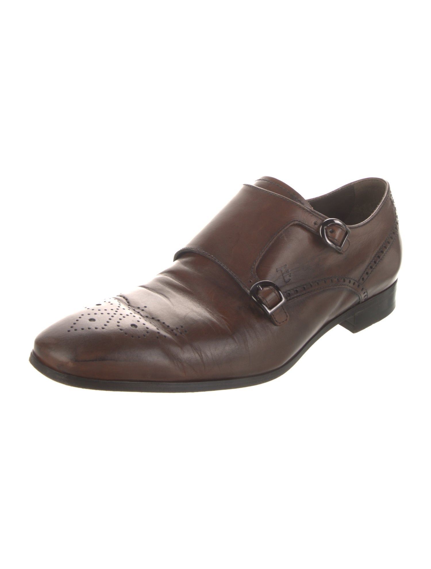Tod's Leather Monk Straps