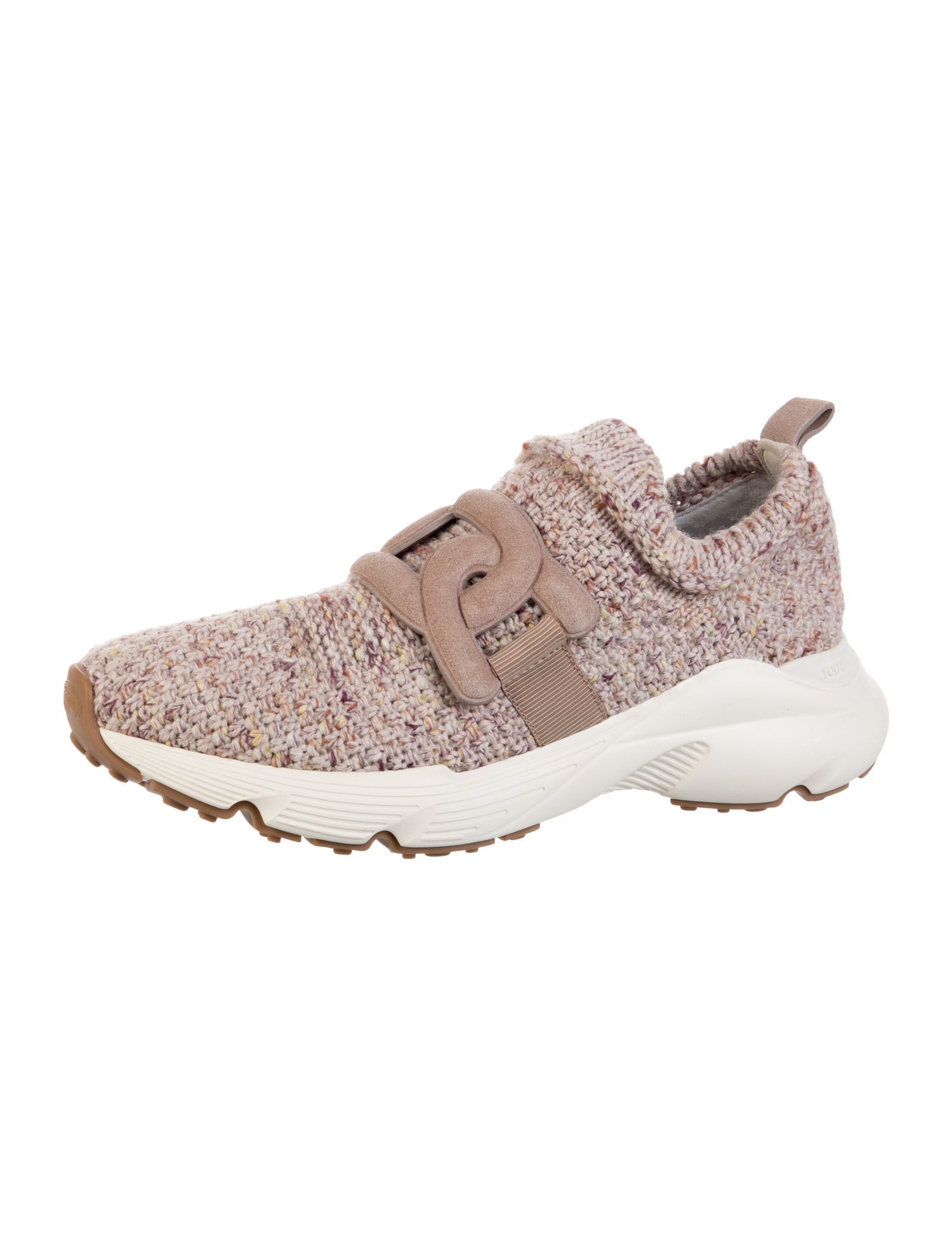 Tod's Leather Trim Embellishment Sneakers