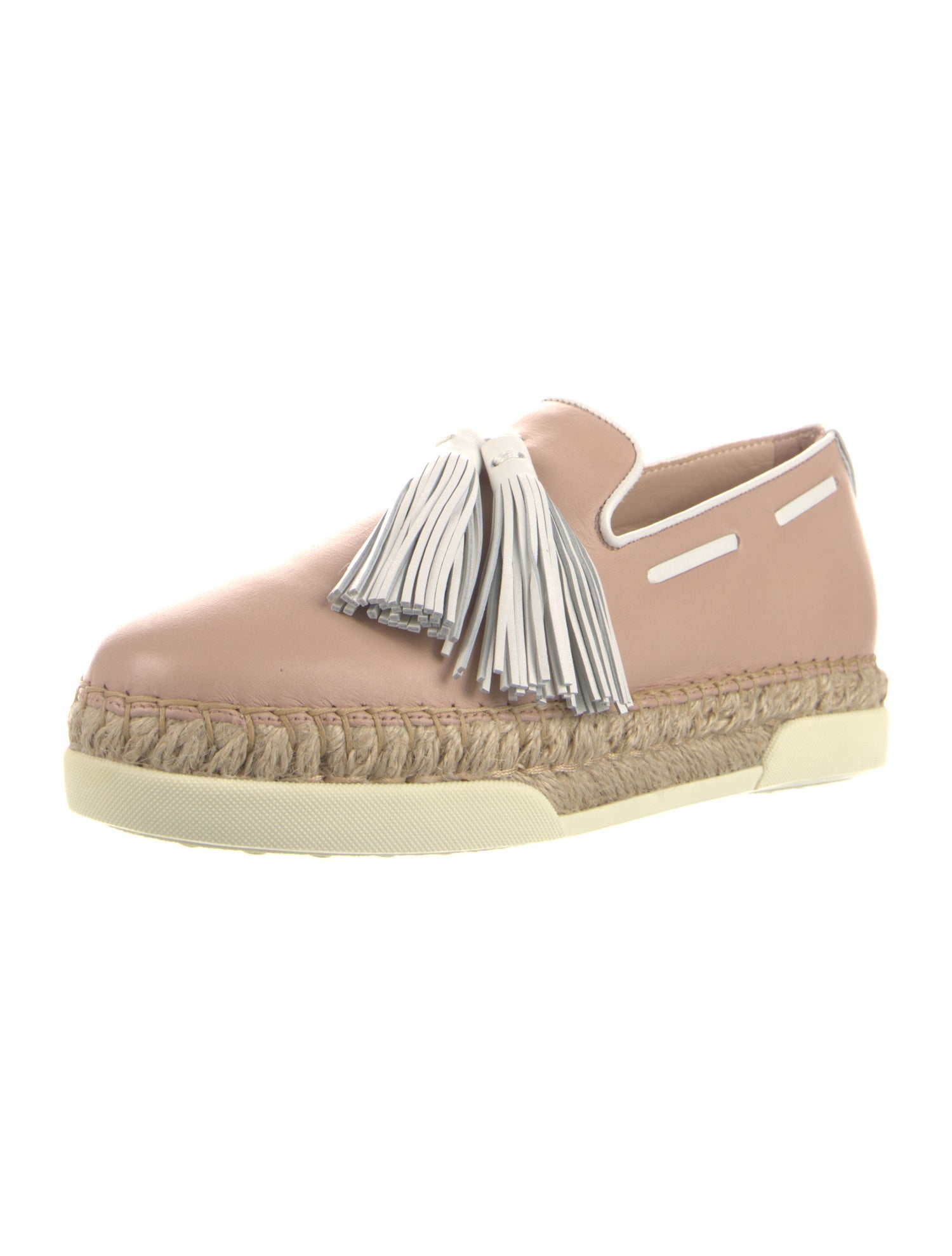 Tod's Leather Espadrilles