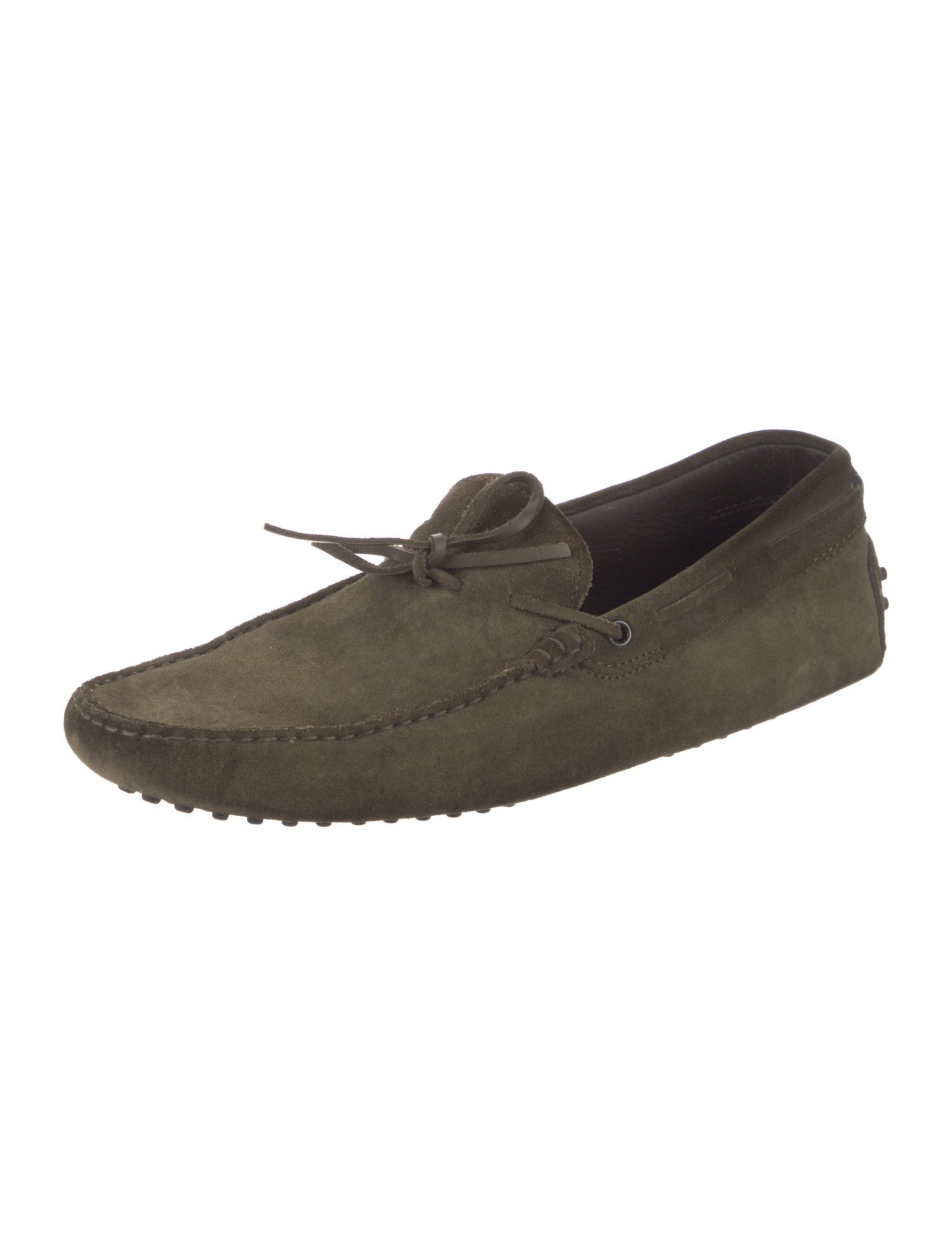 Tod's Suede Bow Accents Drivers
