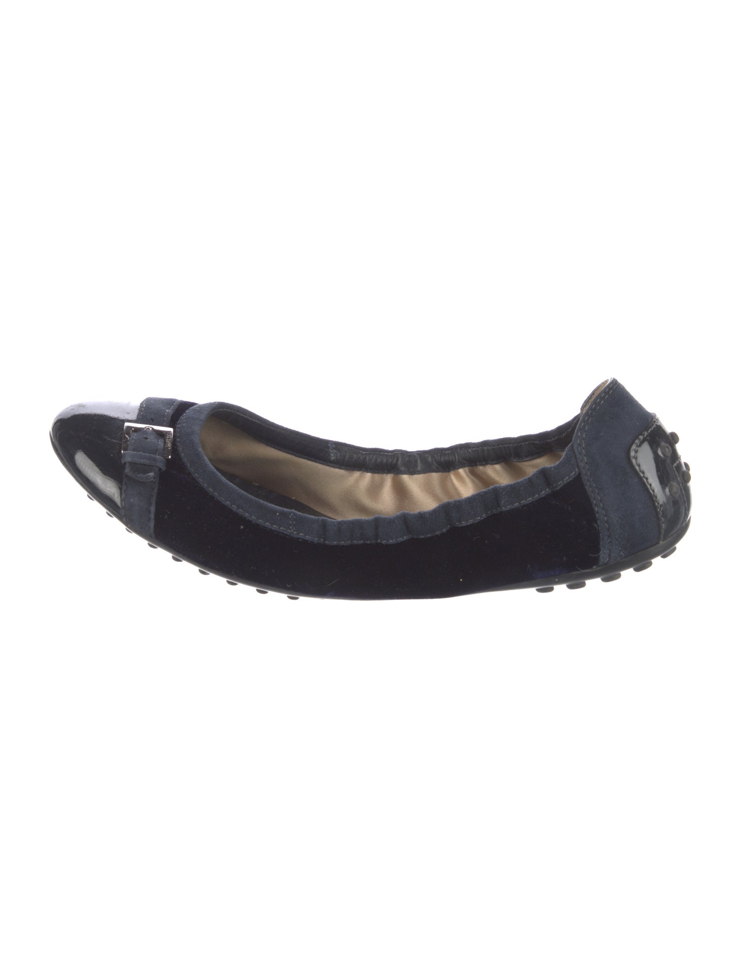 Tod's Velvet Ballet Flats