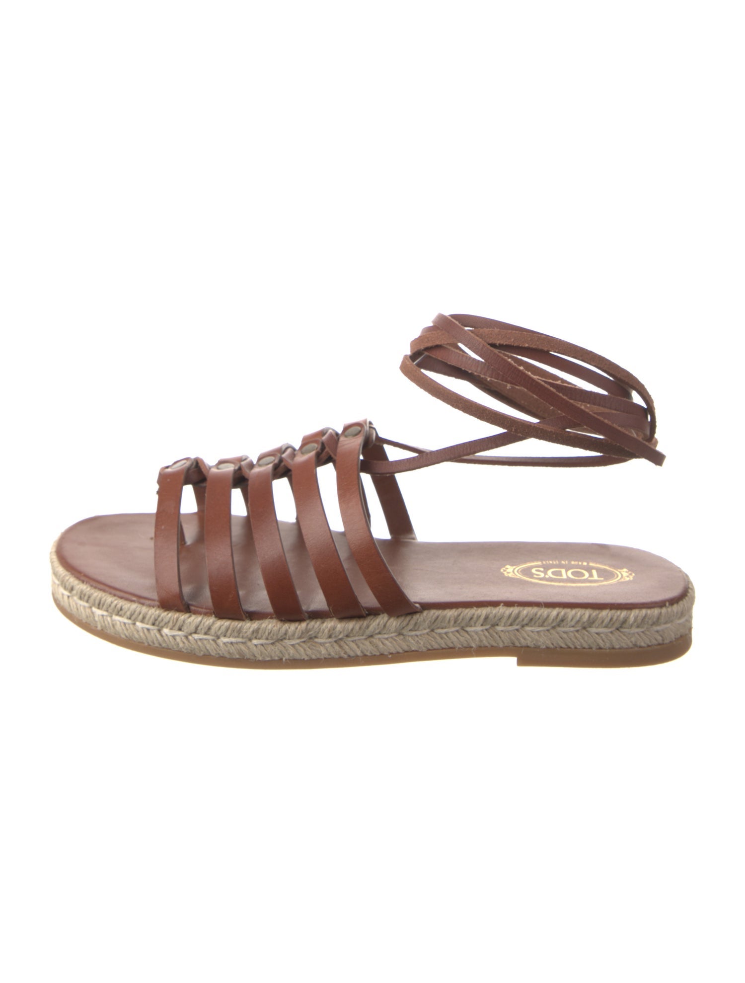 Tod's Leather Espadrilles