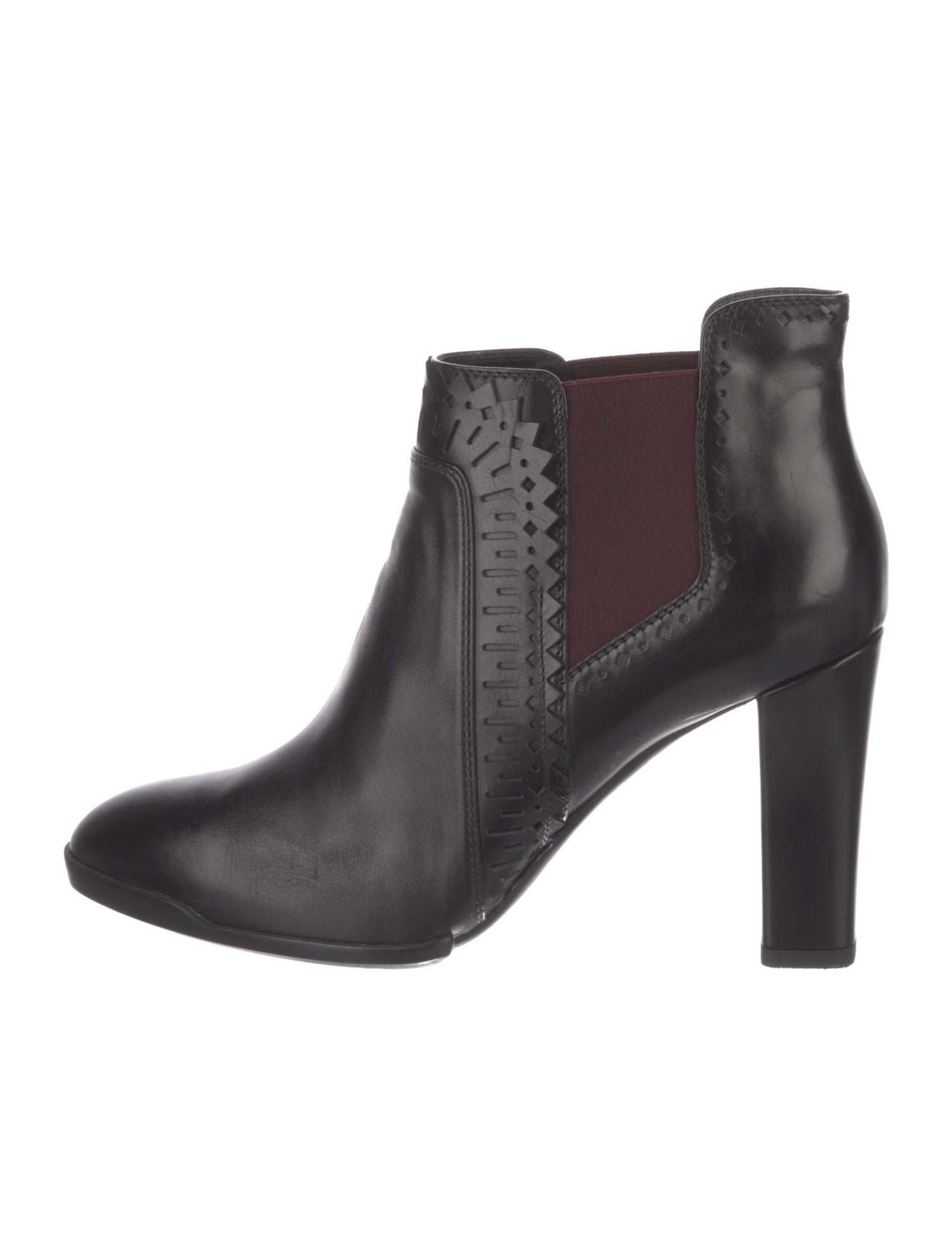 Tod's Leather Printed Chelsea Boots