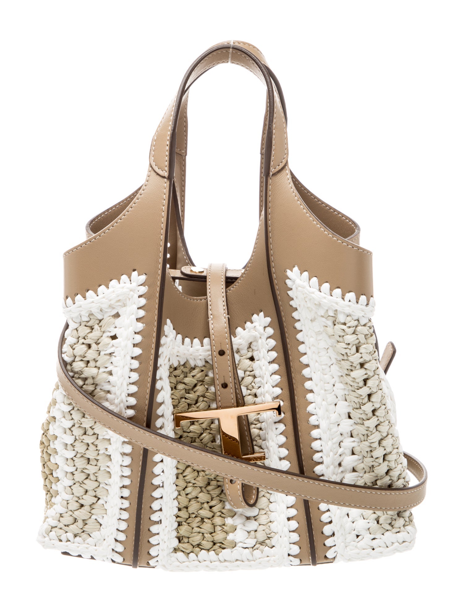 Tod's Straw Top Handle Bag