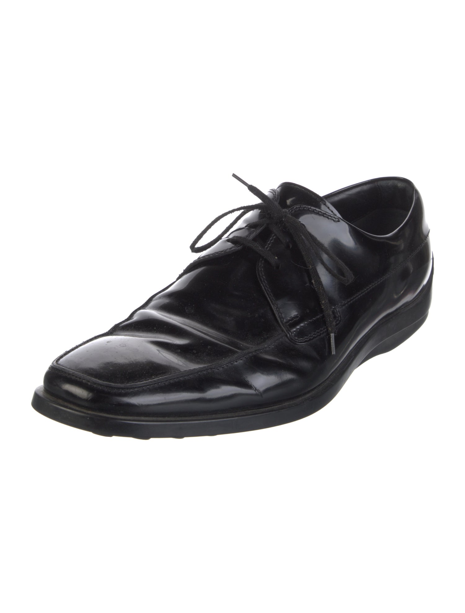 Tod's Patent Leather Oxfords
