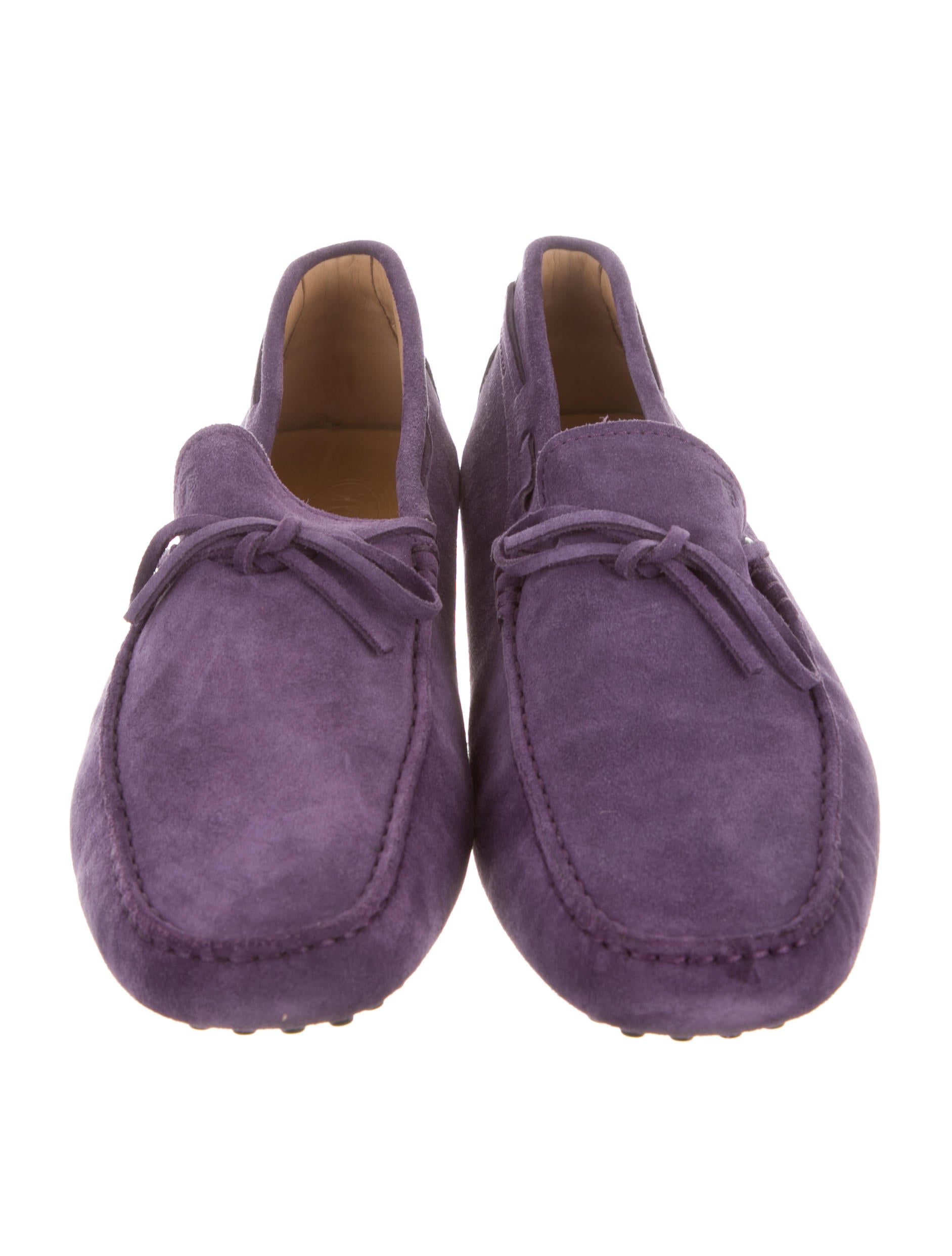 Tod's Suede Driving Loafers Shoes TOD28101 The RealReal