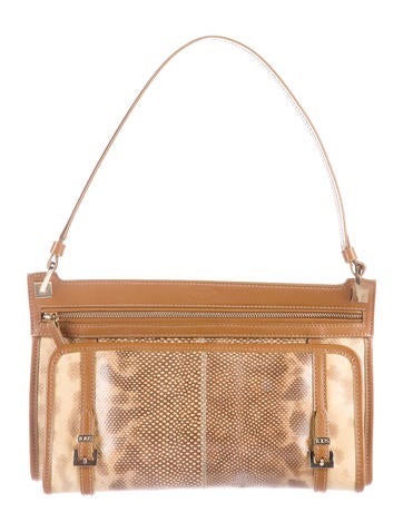 Tod's Leather-Trimmed Karung Bag