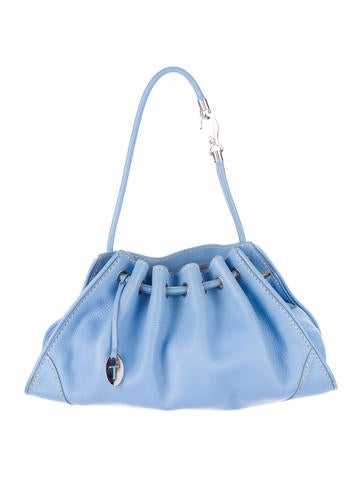 Tod's Pleated Leather Shoulder Bag