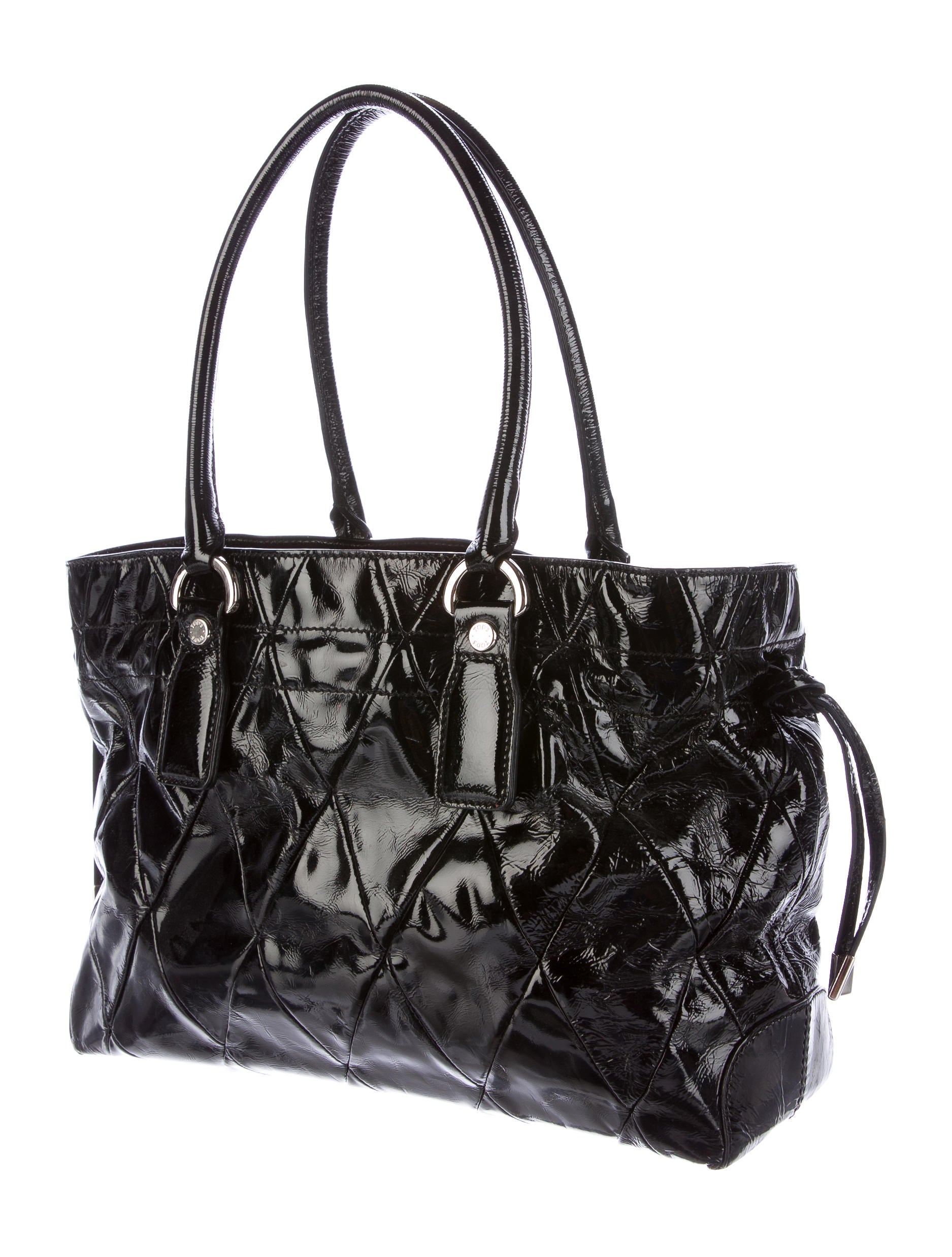 Tod's Quilted Patent Leather Bag Handbags TOD38209 The RealReal