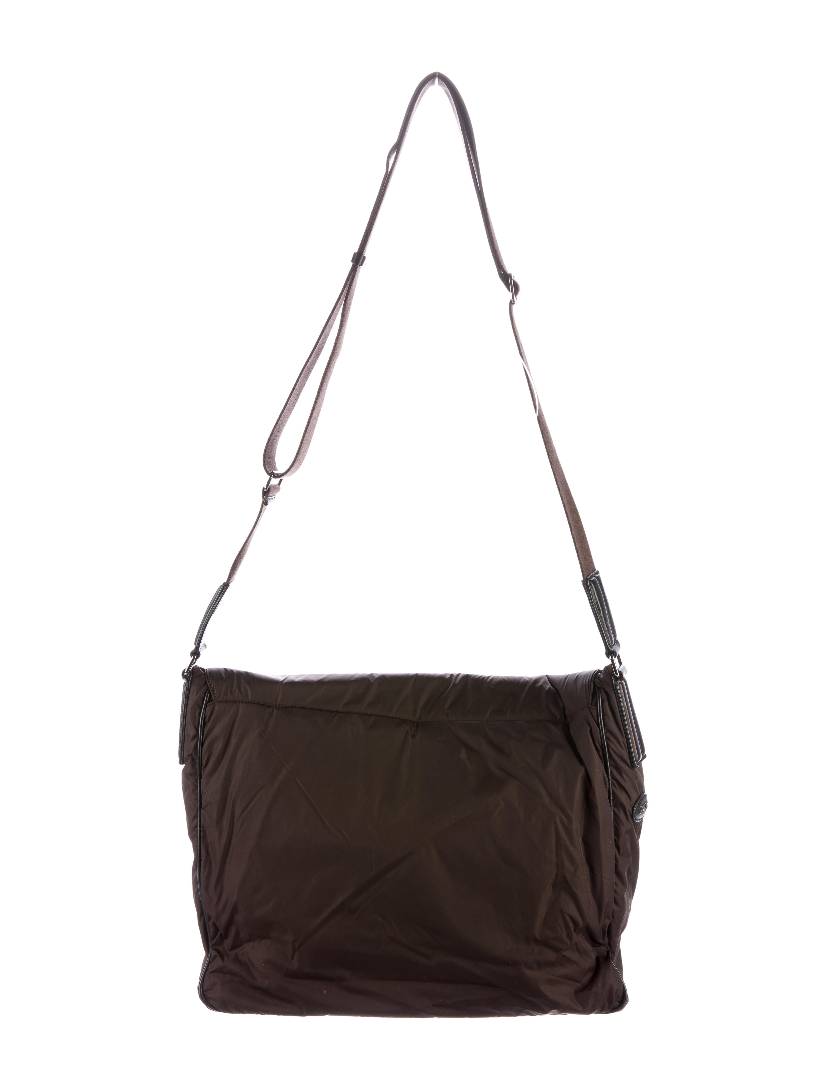 Tod's Nylon Messenger Bag w/ Tags Bags TOD41105 The RealReal