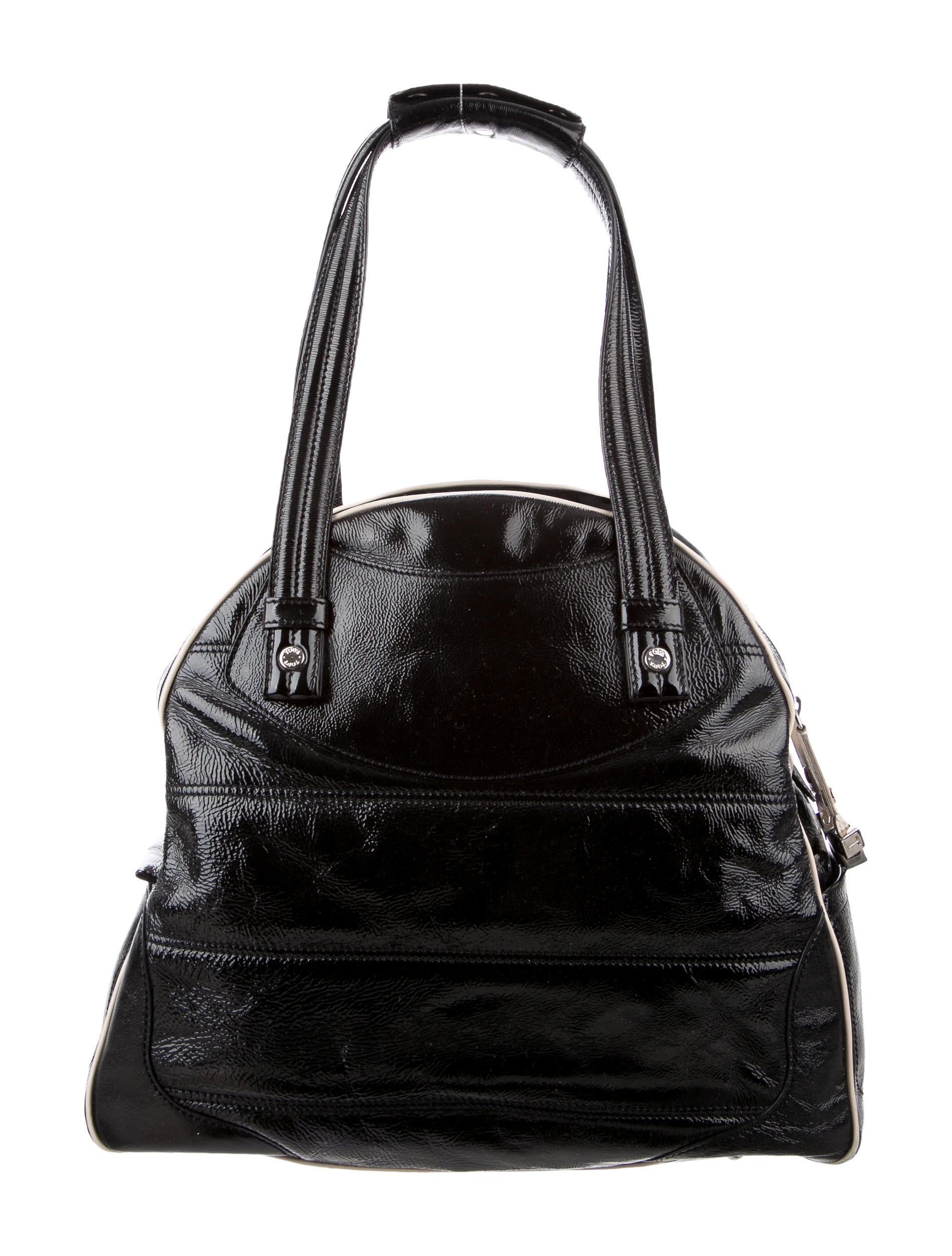 Tod's Patent Leather Dome Bag Handbags TOD41308 The RealReal