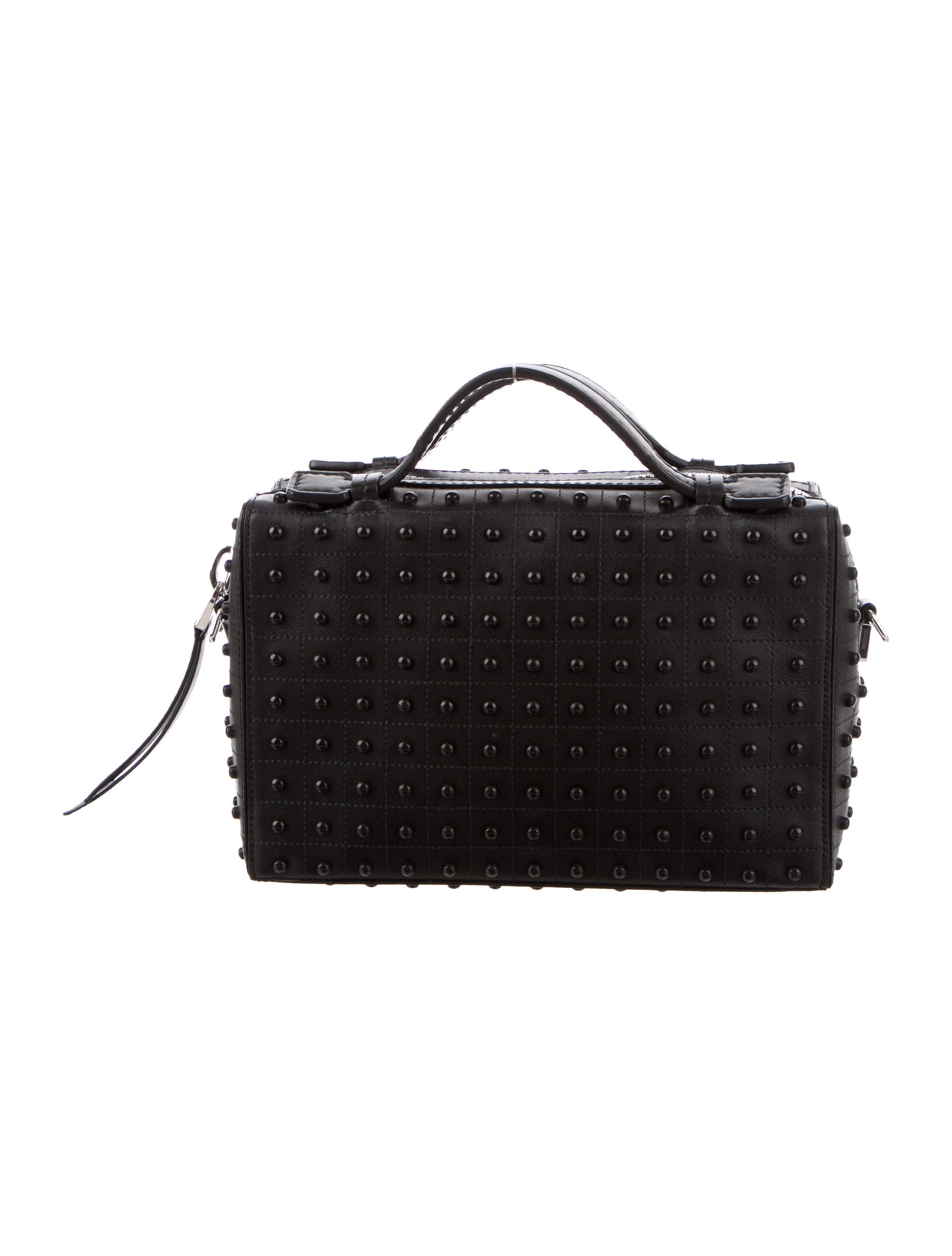 Tod's Don Bauletto Micro Gommino Bag - Black Satchels