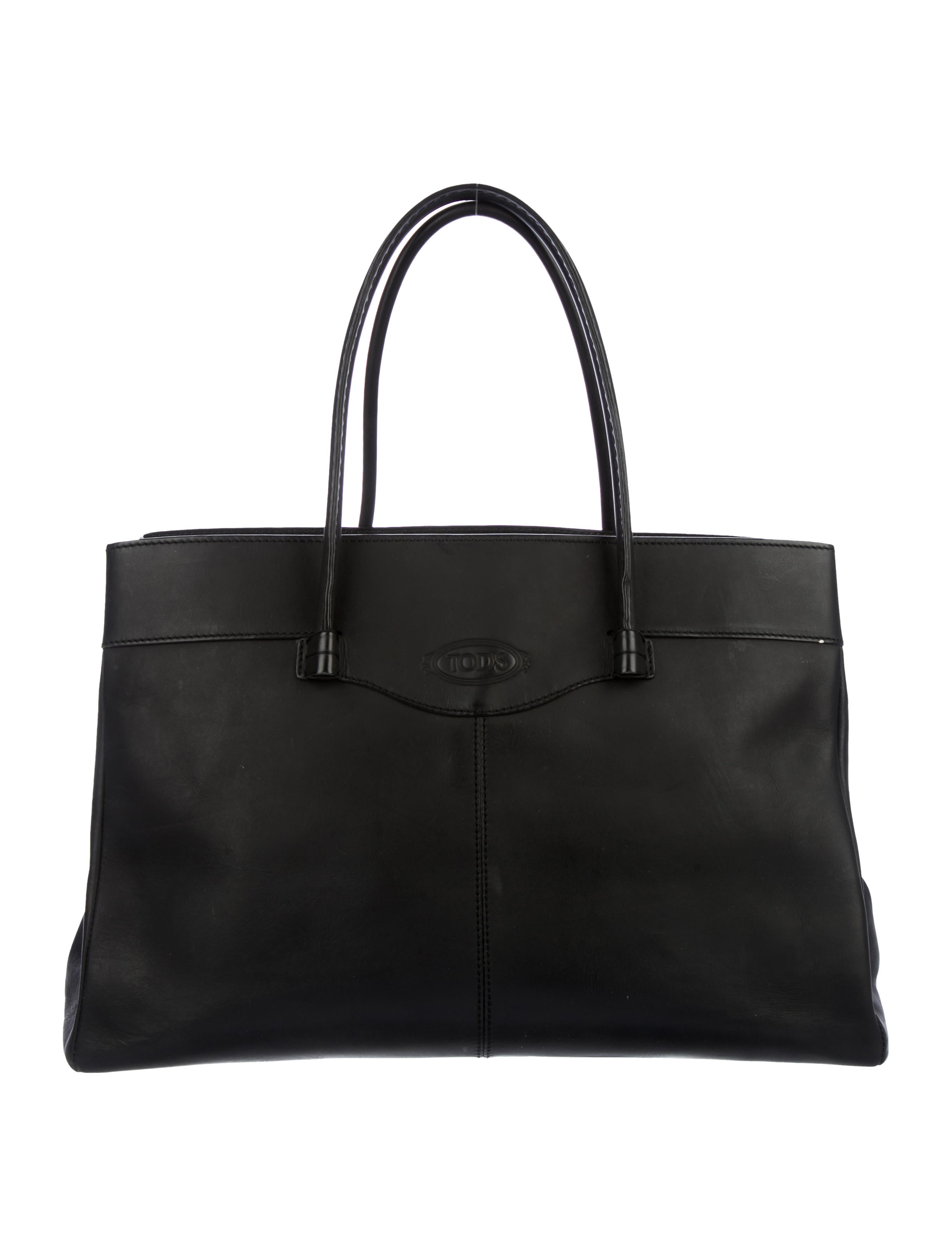 Tod's Large Mocassino Bag - Black Totes, Handbags - TOD57913