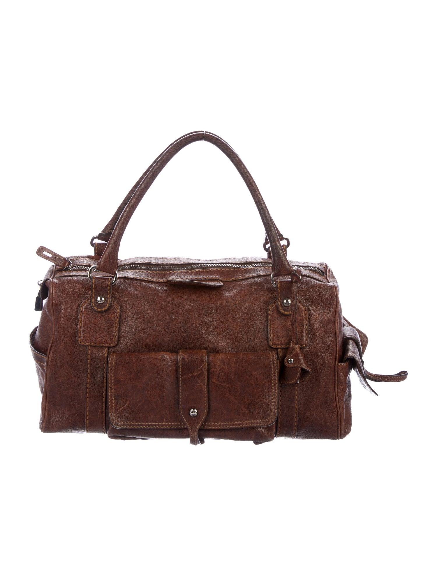 Tod's Leather Pocket Shoulder Bag - Handbags - TOD57963 | The RealReal