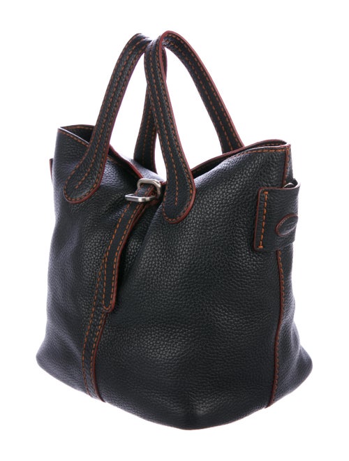 Tod's Grained Leather Bucket Bag Handbags TOD71696 The RealReal