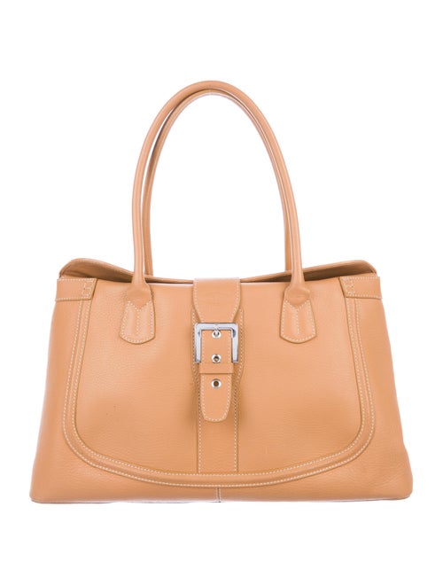 Tod's Leather Shoulder Bag silver