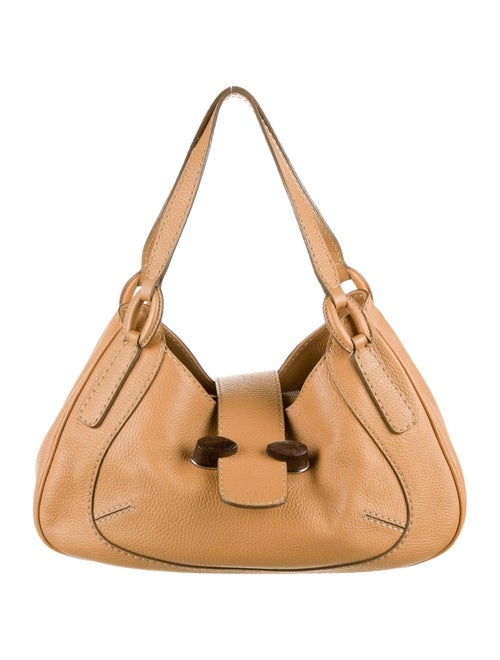 Tod's Leather Shoulder Bag Tan
