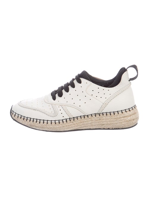 Tod's Leather Espadrille Sneakers