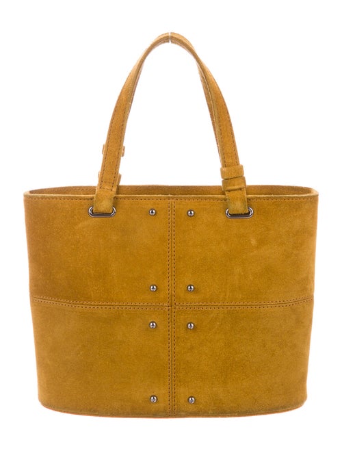 Tod's Suede Mini Tote Brown