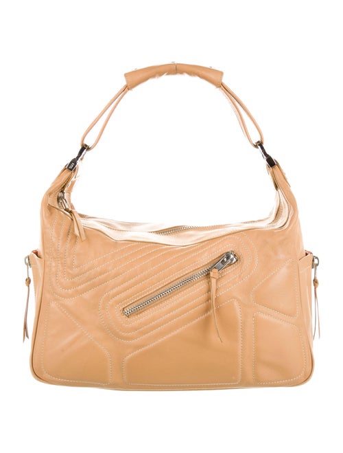 Tod's Leather Shoulder Bag Silver