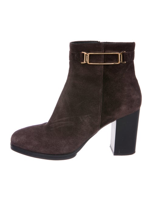 Tod's Suede Boots Brown