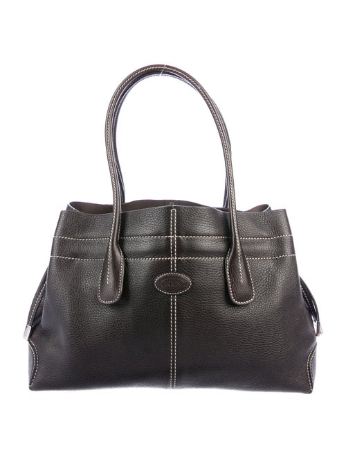 Tod's Leather D-Styling Tote Brown