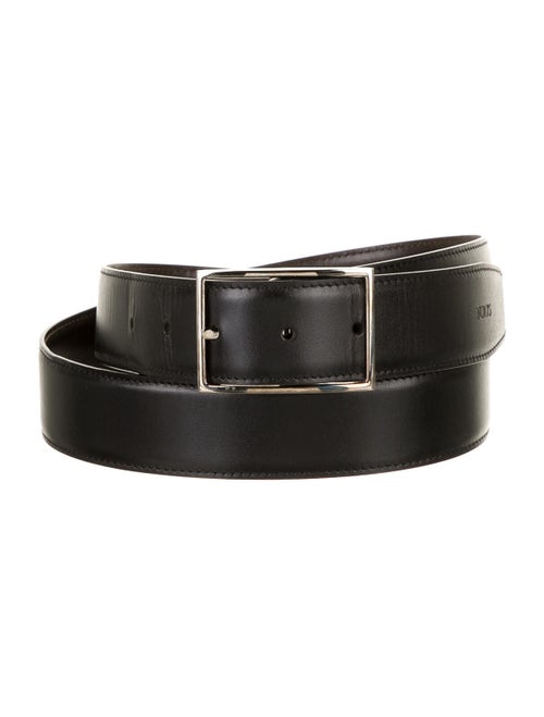 Tod's Leather Reversible Belt black