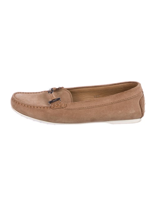 Tod's Suede Moccasins Brown
