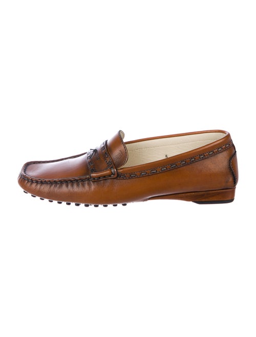 Tod's Leather Loafers Brown