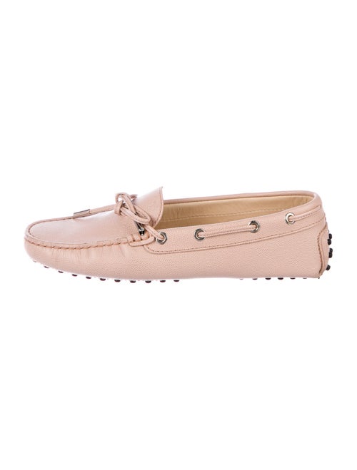 Tod's Leather Moccasins Pink