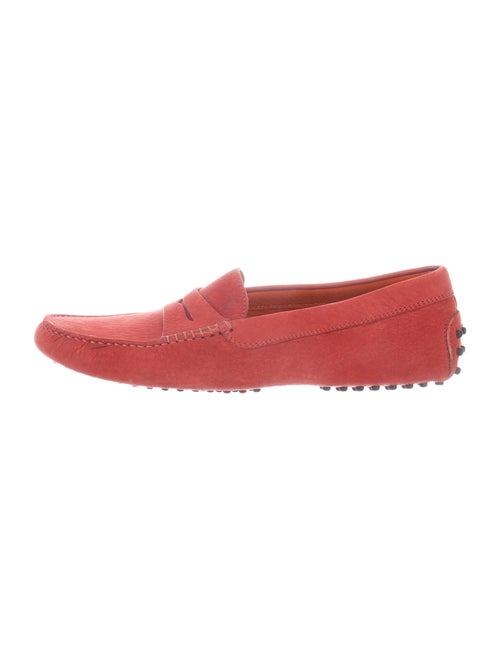 Tod's Nubuck Drivers Red