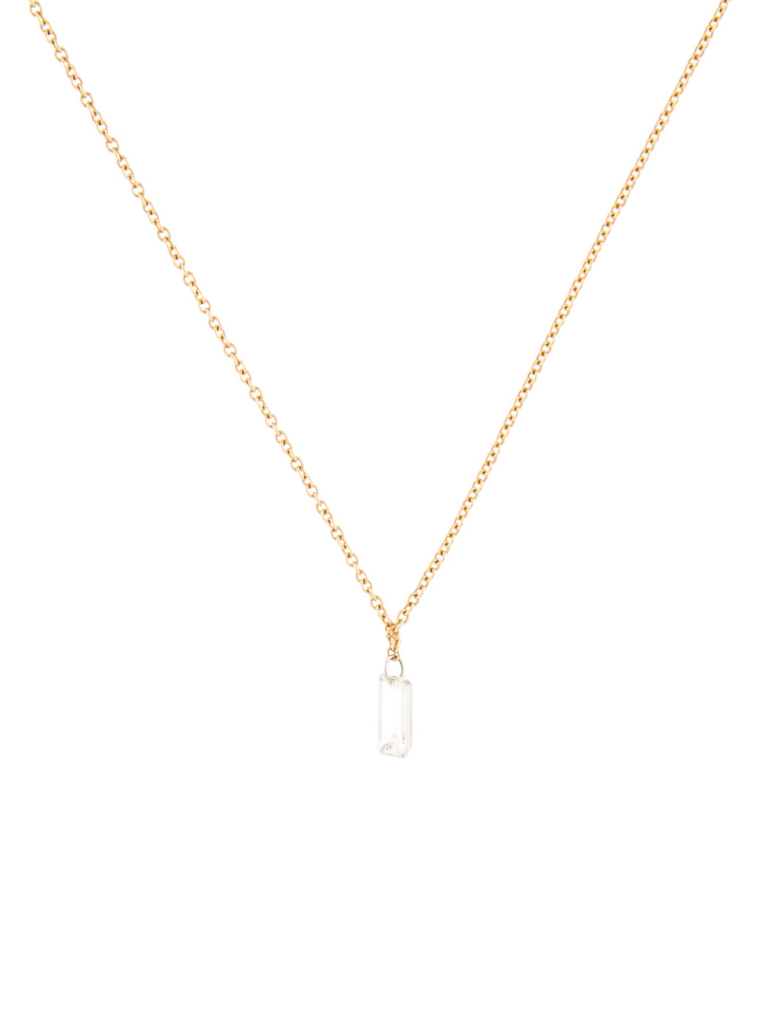 Todd Pownell 18K Diamond Free Set Pendant Necklace