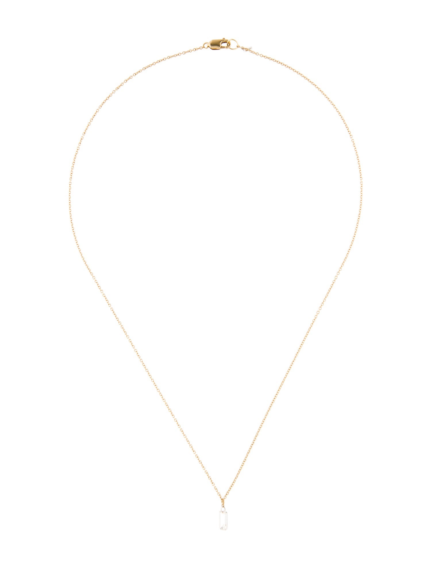 Todd Pownell 18K Diamond Free Set Pendant Necklace