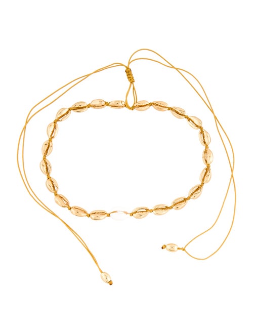 Tohum Design Concha Large Puka Adjustable Collar Necklace