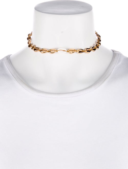 Tohum Design Concha Large Puka Adjustable Collar Necklace