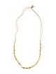 Tohum Design Cord Concha Puka Necklace