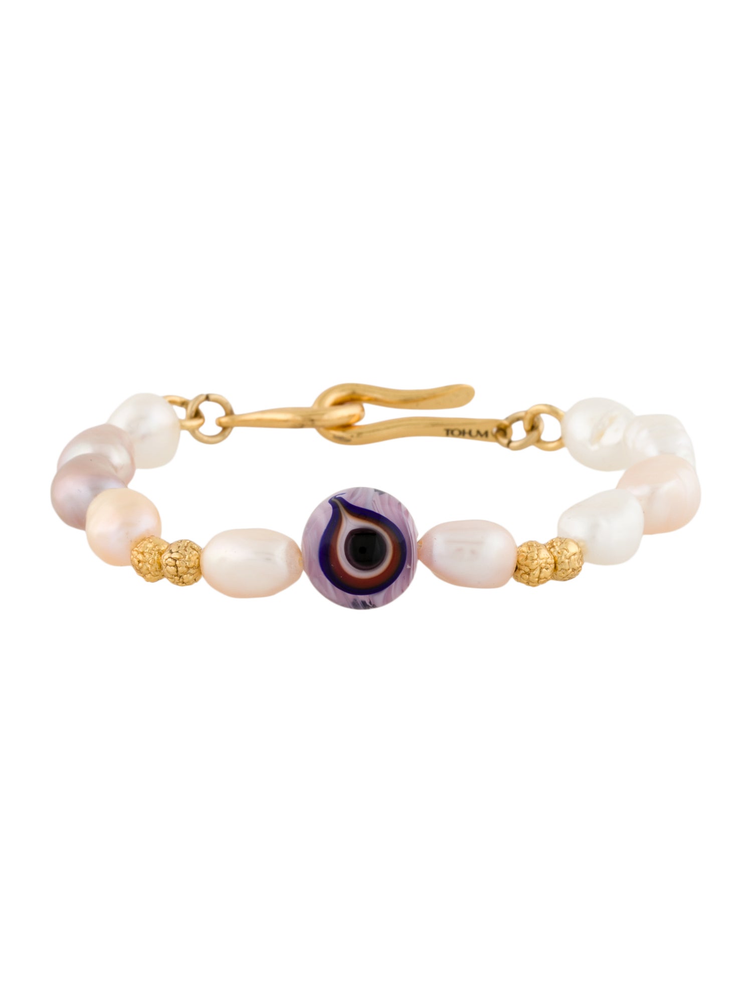 Tohum Design Pearl & Glass Bead Bracelet