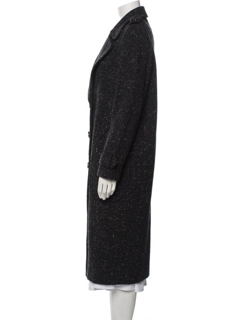 Zang Toi Wool Tweed Pattern Coat