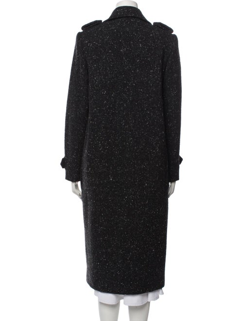 Zang Toi Wool Tweed Pattern Coat