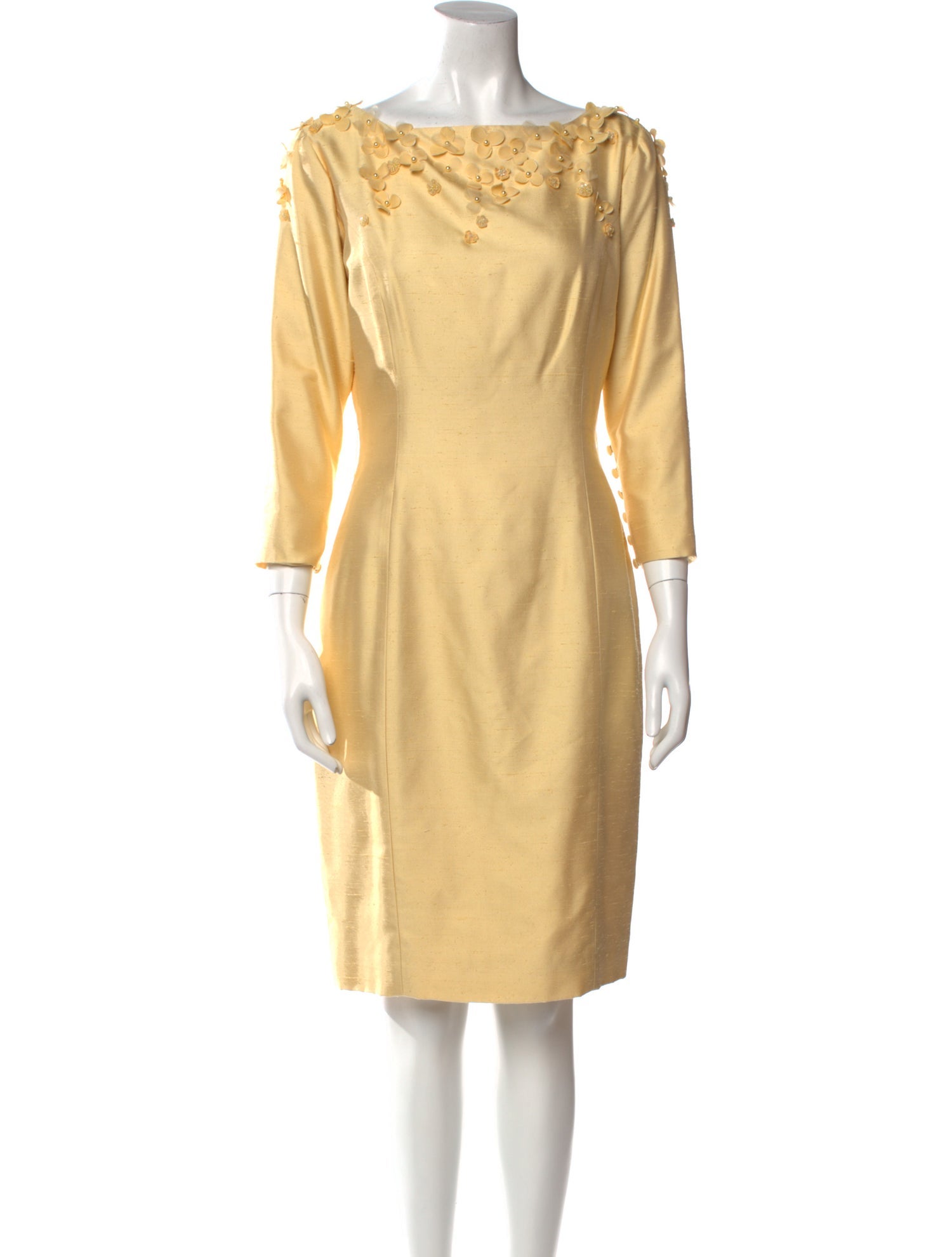 Zang Toi Silk Knee-Length Dress