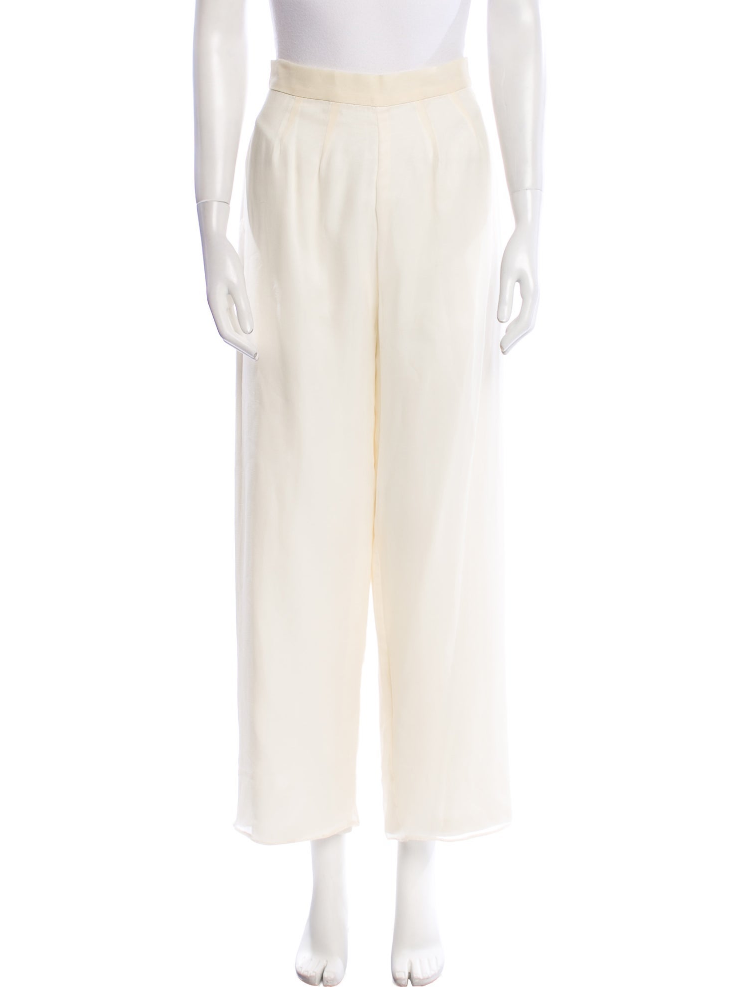 Zang Toi Silk Wide Leg Pants