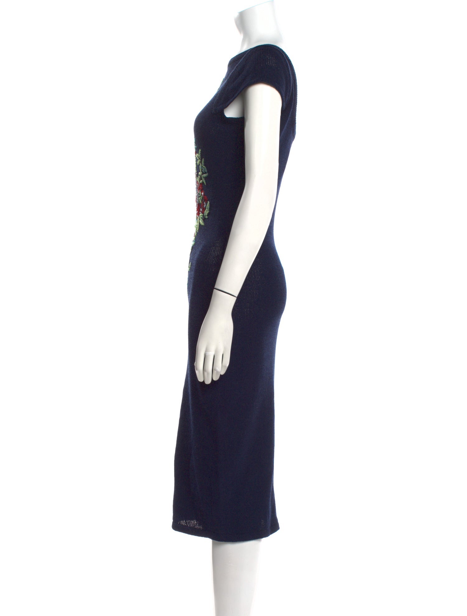 Zang Toi Wool Midi Length Dress