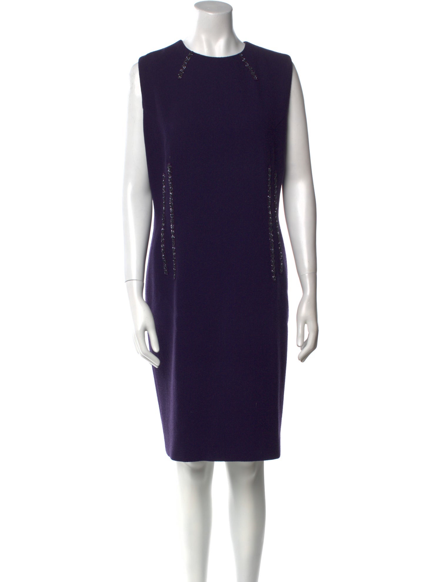 Zang Toi Wool Knee-Length Dress