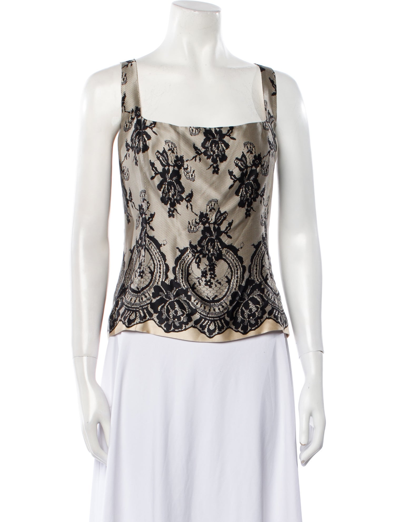 Zang Toi Silk Printed Top