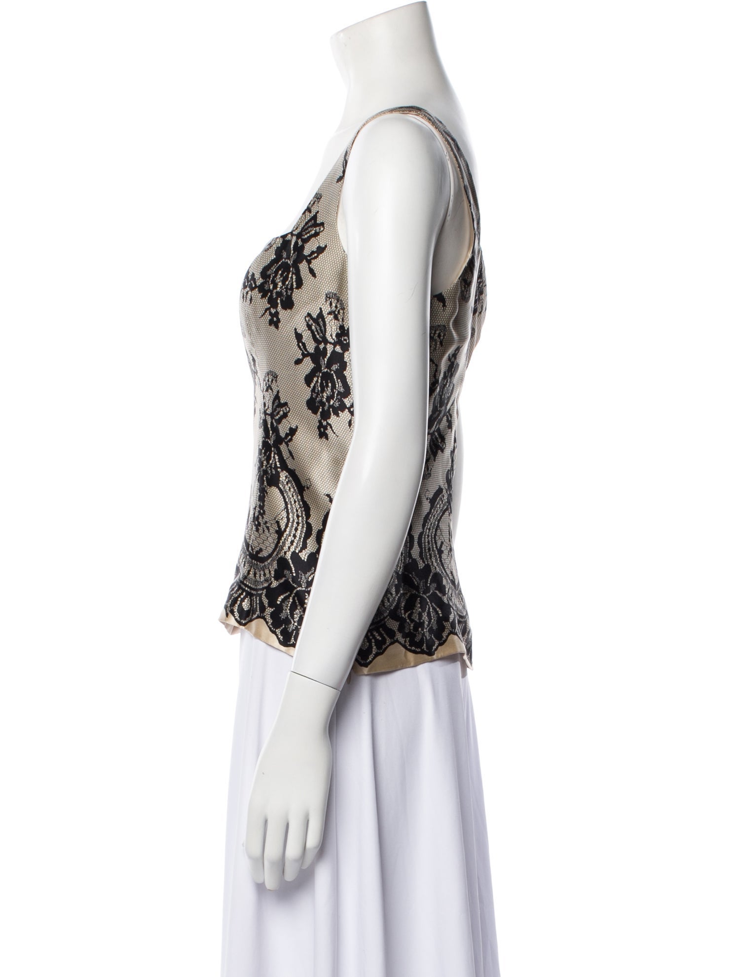 Zang Toi Silk Printed Top
