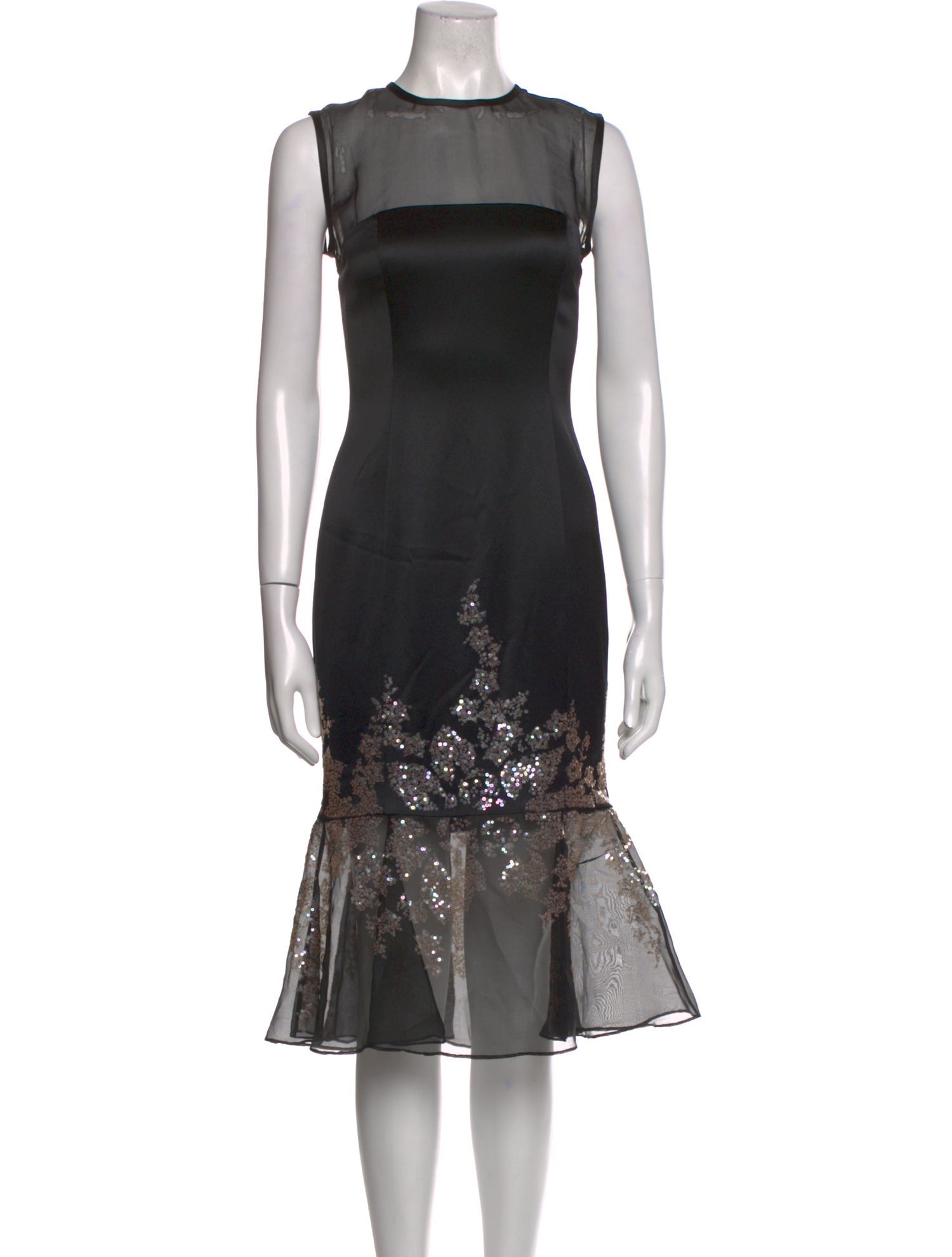 Zang Toi Silk Midi Length Dress