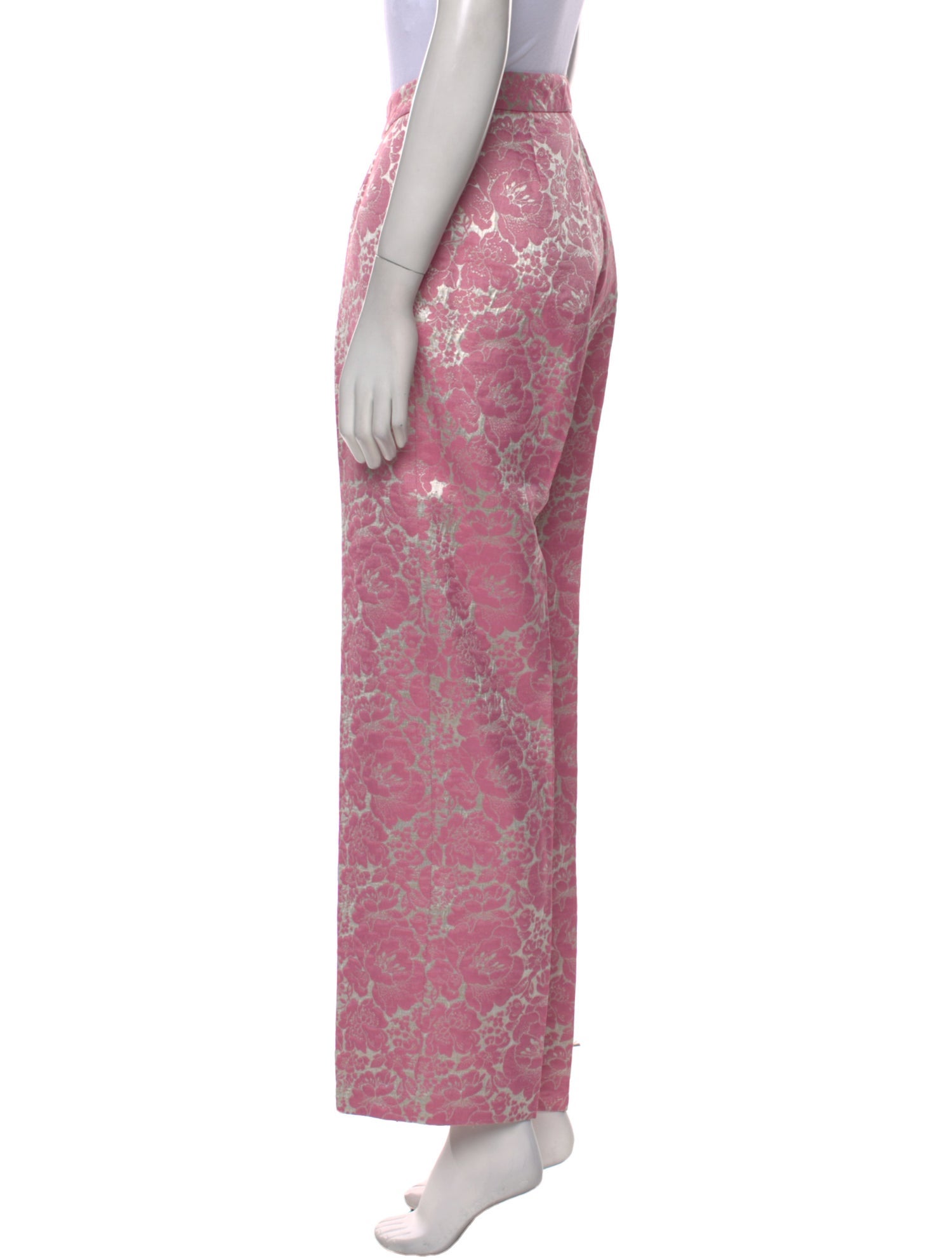 Zang Toi Silk Wide Leg Pants