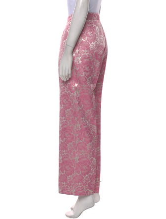 Zang Toi Silk Wide Leg Pants