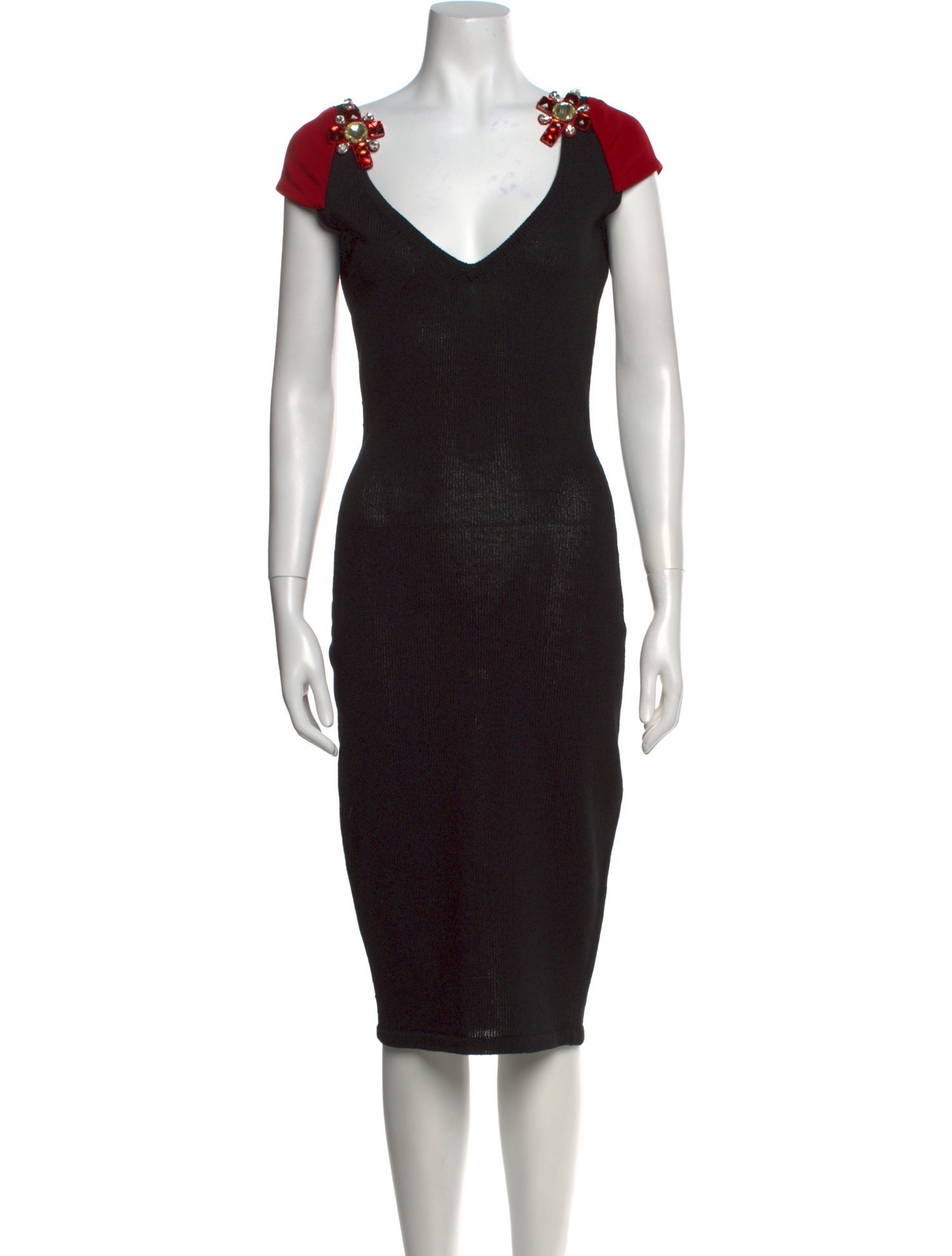 Zang Toi Printed Midi Length Dress